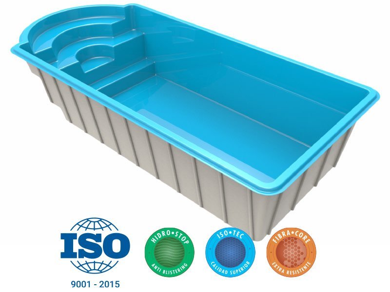 Piletas de fibra Moldear